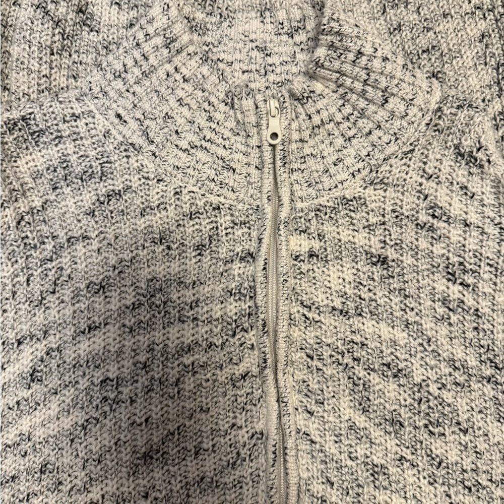 Aerie Quarter Zip Knit Sweater